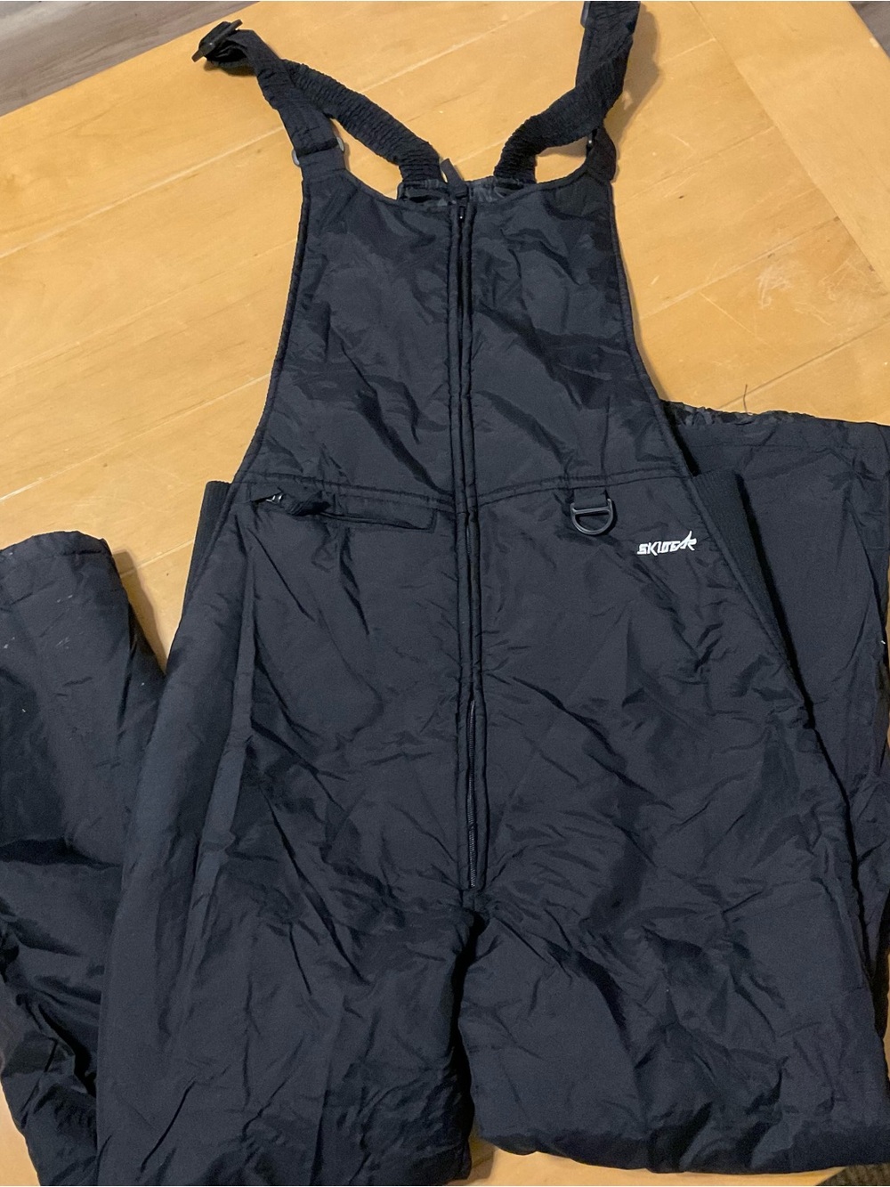 Ski-gear Men’s Black Ski & Snowboard Bib Overalls